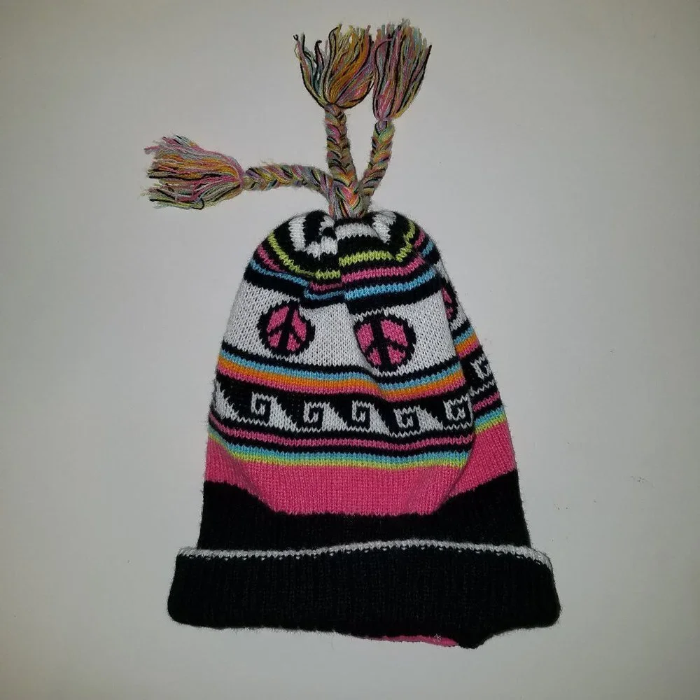 The‎ Children Place Peace Lined Fleece Hat Size 7-8